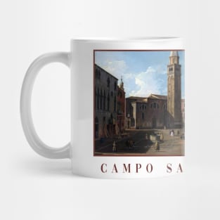 Campo Sant’Angelo by Canaletto Mug